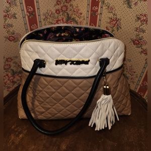 Betsey Johnson purse with tassle